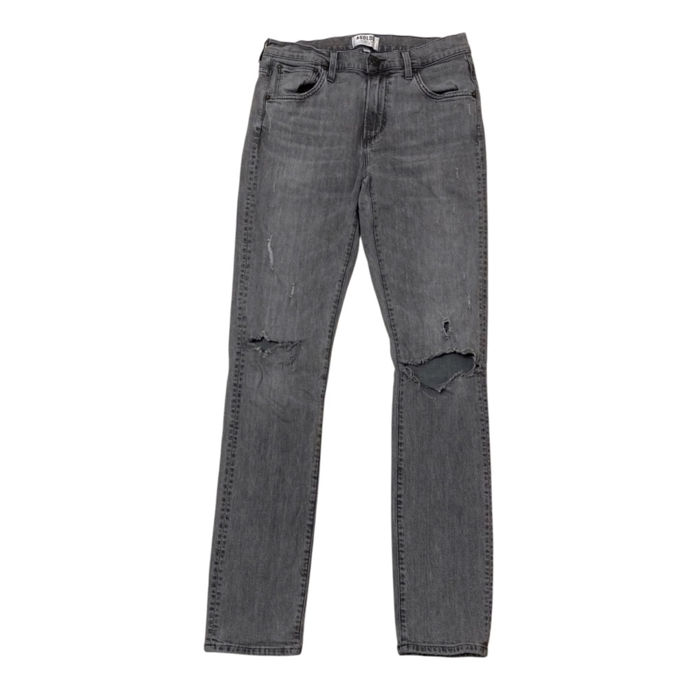 Agolde Feel Good Splinter Toothpick Skinny Jeans, Slim Skater Gray Men’s Size 29